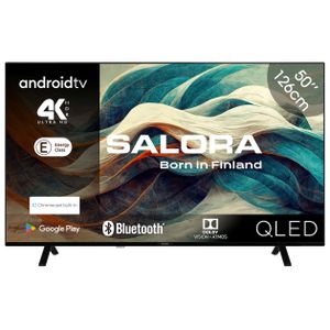 Salora 50QLED320 tv 127 cm (50") 4K Ultra HD Smart TV Wifi 250 cd/m² Zwart