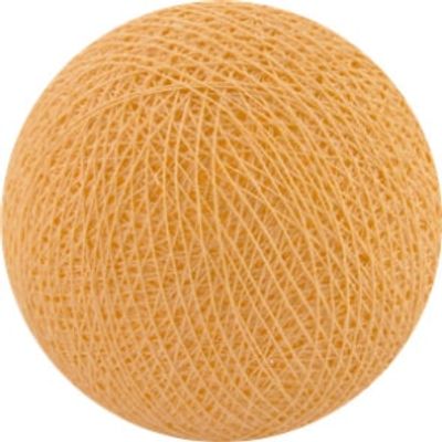 25 losse Cotton Ball's (Zacht Oranje)