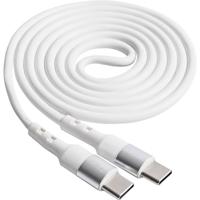 Akyga USB-kabel USB-C stekker, USB-C stekker 1.00 m Wit AK-USB-40