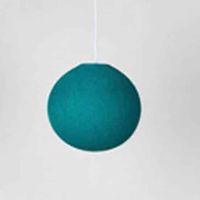Cotton Ball Hanglamp Donker Aqua (Small) - thumbnail