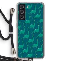 Diplodocus: Samsung Galaxy S21 FE Transparant Hoesje met koord