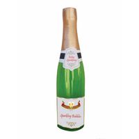 Funny Fashion - Opblaasbare champagne fles - Fun/fop/party/oud jaar/Bruiloft - versiering/decoratie - 76 cm - Opblaasfig - thumbnail