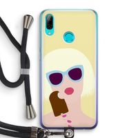 Ice cream: Huawei P Smart (2019) Transparant Hoesje met koord