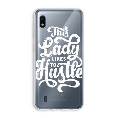 Hustle Lady: Samsung Galaxy A10 Transparant Hoesje