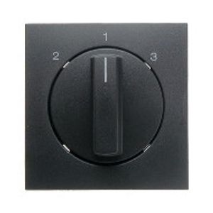Berker B1/B3 knop voor ventilatorschakelaar 2-1-3 antraciet