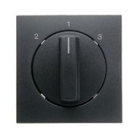 Berker B1/B3 knop voor ventilatorschakelaar 2-1-3 antraciet