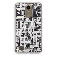 Moroccan Print: LG K10 (2017) Transparant Hoesje