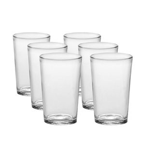 12x Drinkglazen/waterglazen transparant Chope 200 ml - Drinkglazen