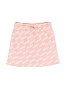 Kenzo Kids jupe Tod à motif monogrammé - Rose