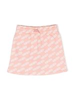 Kenzo Kids jupe Tod à motif monogrammé - Rose