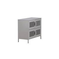 Fjôrd - Dressoir Lichtgrijs 90cm - Metaal - Nett