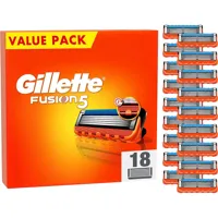 Gillette Gillette Fusion 5 18 Pack - Scheermesjes voor langdurig glad resultaat