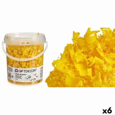 Decoratief schaafsel 1,4 L Geel (6 Stuks)