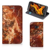 Samsung Galaxy Xcover 4s | Standcase | Marmer Bruin