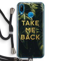 Take me back: Huawei P20 Lite Transparant Hoesje met koord