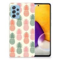 Samsung Galaxy A72 | Siliconen Case | Ananas