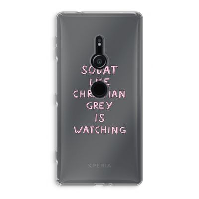 Christian Grey: Sony Xperia XZ2 Transparant Hoesje