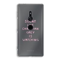 Christian Grey: Sony Xperia XZ2 Transparant Hoesje