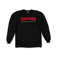 Thrasher Godzilla Crewneck sweater skate heren - thumbnail