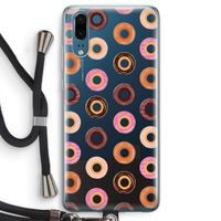 Donuts: Huawei P20 Transparant Hoesje met koord