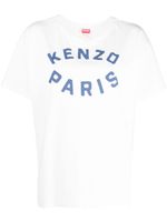 Kenzo t-shirt en coton à logo imprimé - Blanc