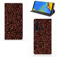 Samsung Galaxy A9 (2018) Flip Style Cover Koffiebonen - thumbnail