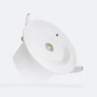 Inbouwspot noodverlichting wit 2.5w 120lm 95mm