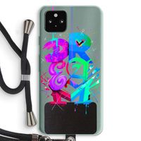 Dream: Pixel 5a 5G Transparant Hoesje met koord