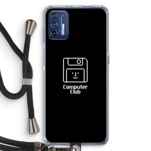 Hello: Motorola Moto G9 Plus Transparant Hoesje met koord