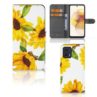 Hoesje voor Motorola Moto G73 Zonnebloemen - thumbnail