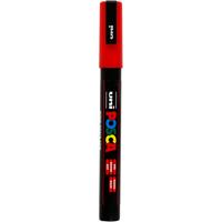 Uni-Posca Posca marker, afm pc-3m, lijndikte 0,9-1,3 mm, fijn, rood, 1 stuk