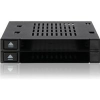 Icy Dock MB522SP-B 2x2,5 trayless hotswap mobile rack voor externe 3,5