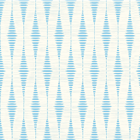 Lichtblauwe rabaul ikat geometrisch behang