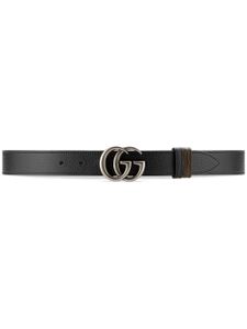 Gucci ceinture GG Marmont réversible - Noir