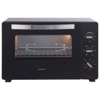 Heteluchtoven inventum vrijstaand 45 liter zwart