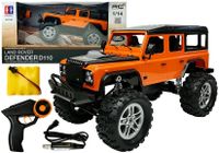 Viking Choice  Afstand bestuurbare auto Land Rover Defender R/C oranje 1:14 - thumbnail