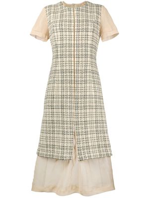 Comme Des Garçons Pre-Owned robe à design structuré 1997 - Tons neutres