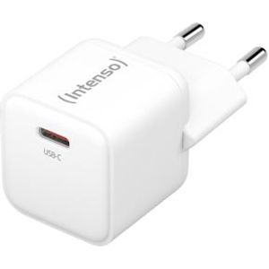 Intenso POWER ADAPTER USB-C GAN/7803022 Universeel Wit AC Snel opladen Binnen