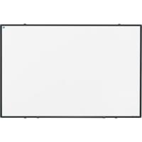 Smit Visual Softline whiteboard, emaille, magnetisch, zwart profiel, 90 x 60 cm