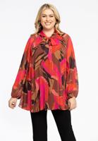 Yoek Tuniek Plissee met strik EVI | Roze | Maat 38/40 Yoek Tuniek Plissee met strik EVI | Roze | Maat 38/40