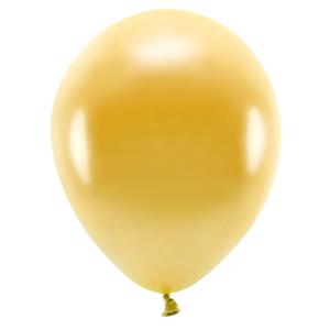 Party ballonnen - biologisch afbreekbaar - 100x - goud - milieuvriendelijke feestversiering