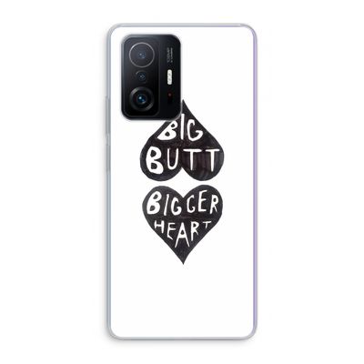 Big butt bigger heart: Xiaomi 11T Transparant Hoesje