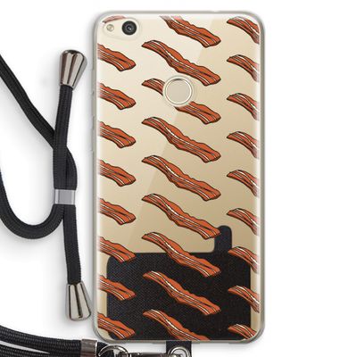 Bacon to my eggs #2: Huawei Ascend P8 Lite (2017) Transparant Hoesje met koord