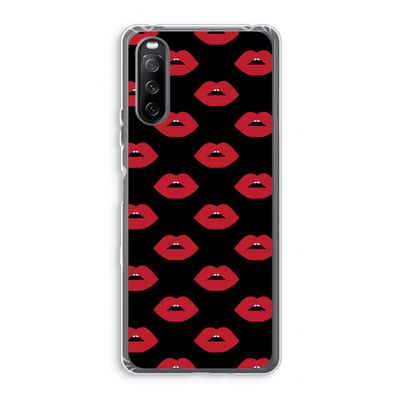 Lips: Sony Xperia 10 III Transparant Hoesje