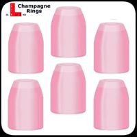 L Style Champagne Rings - Roze