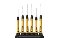 Wiha Set precisieschroevendraaiers | 6 delig | sleuf/PH | ESD | 1 stuk - 43707 43707