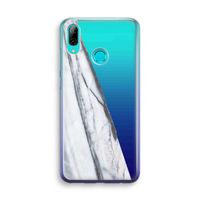 Gestreepte marmer: Huawei P Smart (2019) Transparant Hoesje