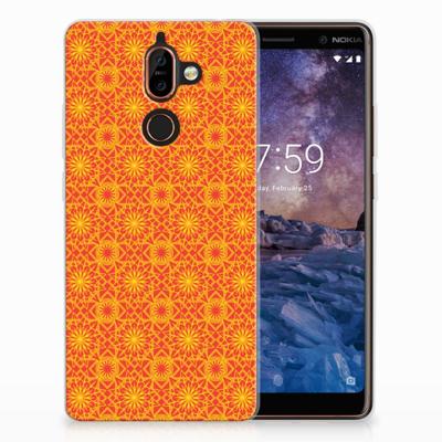 Nokia 7 Plus | TPU bumper | Batik Oranje