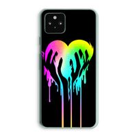 Hold My Heart: Google Pixel 5a 5G Transparant Hoesje Hold My Heart: Google Pixel 5a 5G Transparant Hoesje