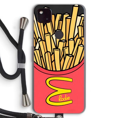 McElodie: Pixel 4a 5G Transparant Hoesje met koord